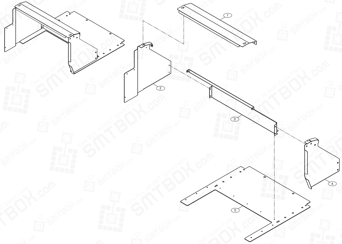 Cart Clamp AR Or BF For PRO(D) Standard On Hanwha Techwin Excellent Modular EXCEN PRO Component Placer