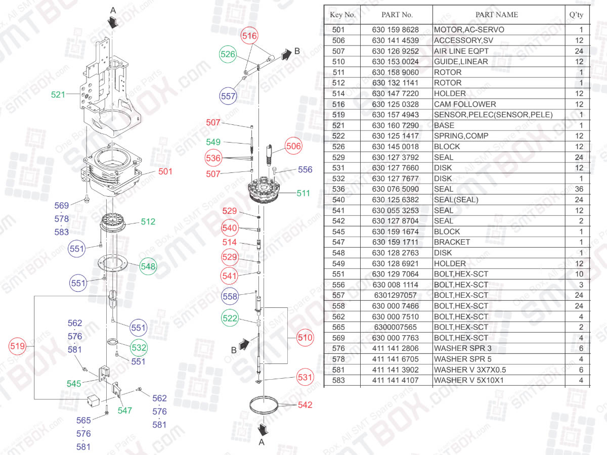 DD Moter For Head Section on Yamaha Hitachi Chip Mounting System HH-G300 High Speed Head Unit