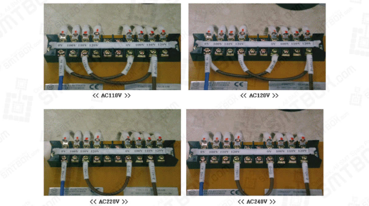 1.4. Electrical Specifications Of Samsung CP-45F(V)/FS High Speed Component Placer