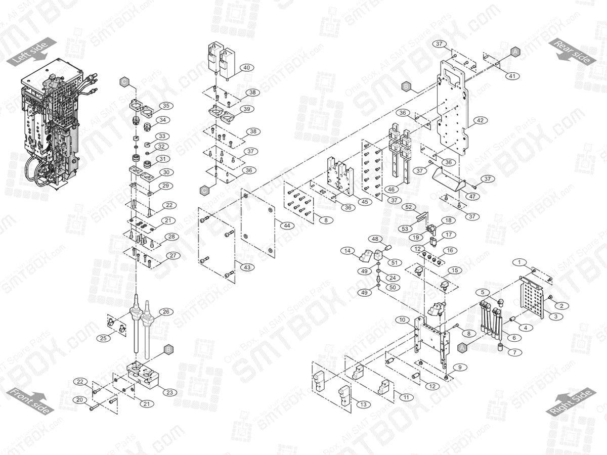 HPH3 3 Option Auto Sensing Head On Hanwha Samsung Techwin Excellent Modular Excen Pro D M L