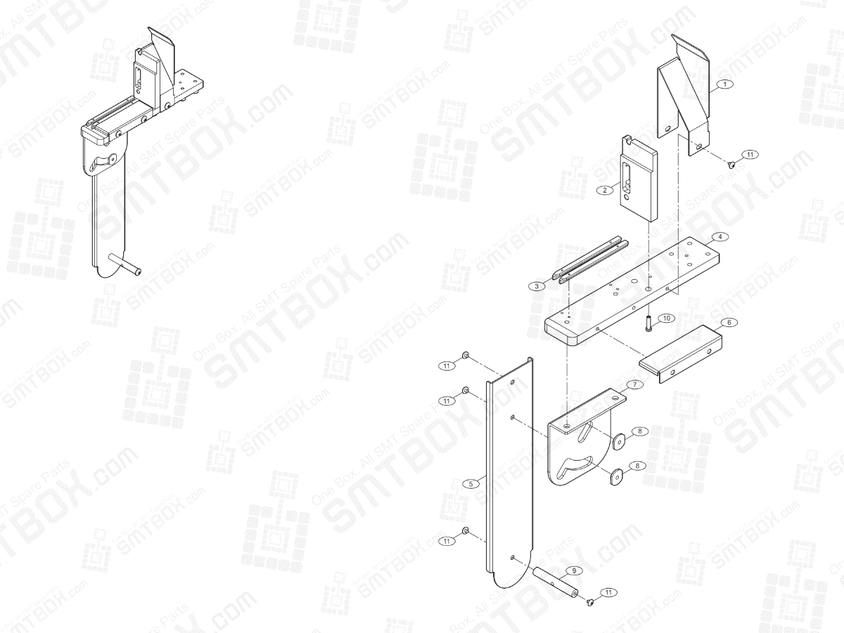 Hanwha (Samsung Techwin) Excellent Modular EXCEN PRO (D) (M) (L) Feeder Setting Unit