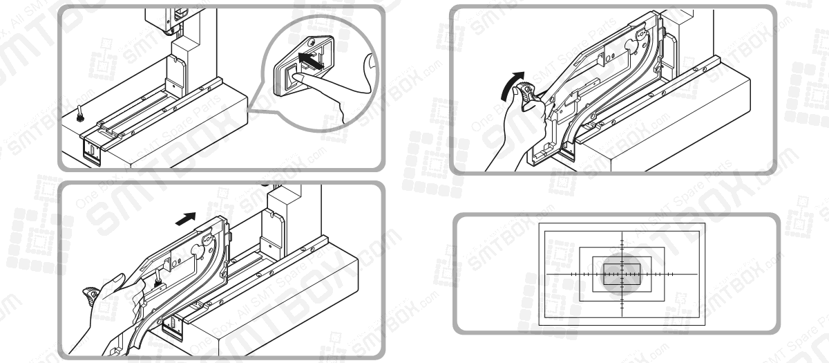 How To Adjust Y-Axis On Hanwha Samsung SM Feeder 8mm Calibration JIG