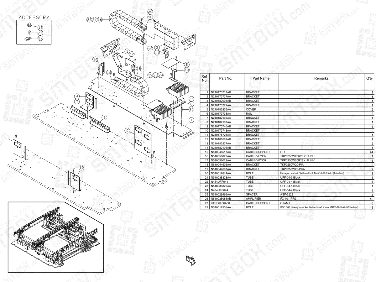 KN610154079AD-06-10 on Panasonic NPM-D2 PC Dual Conveyor N610154079AD