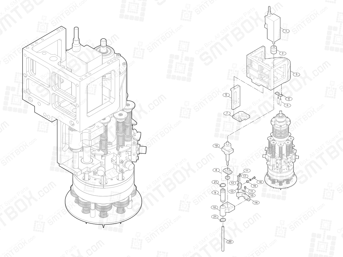 MFH(3/4) (Option) on Hanwha (Samsung Techwin) Excellent Modular EXCEN PRO (D) (M) (L)
