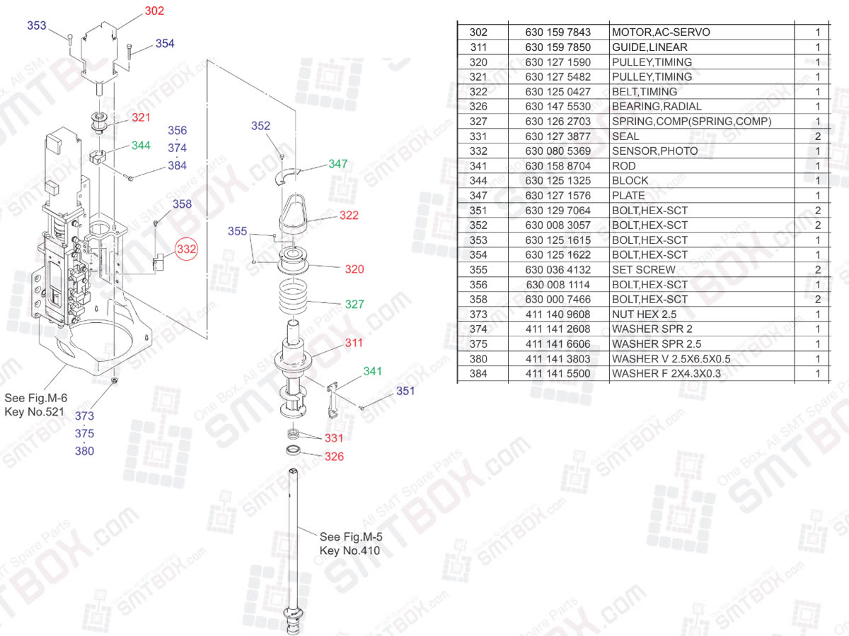 Nozzle Selecter For Head Section on Yamaha Hitachi Chip Mounting System HH-G300 High Speed Head Unit