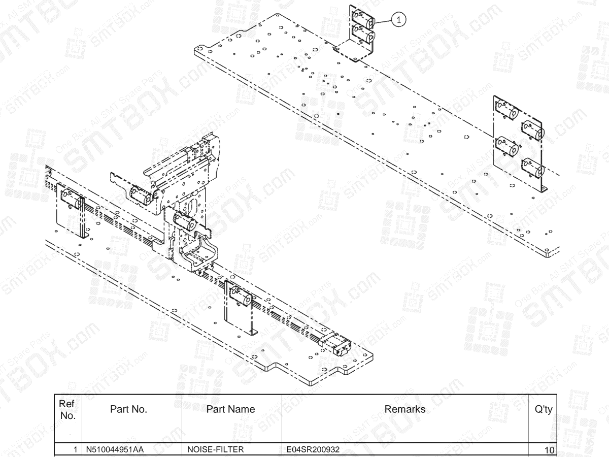 Panasonic Npm D2 Pc Dual Conveyor Wiring N610152998AA KN610152998AA