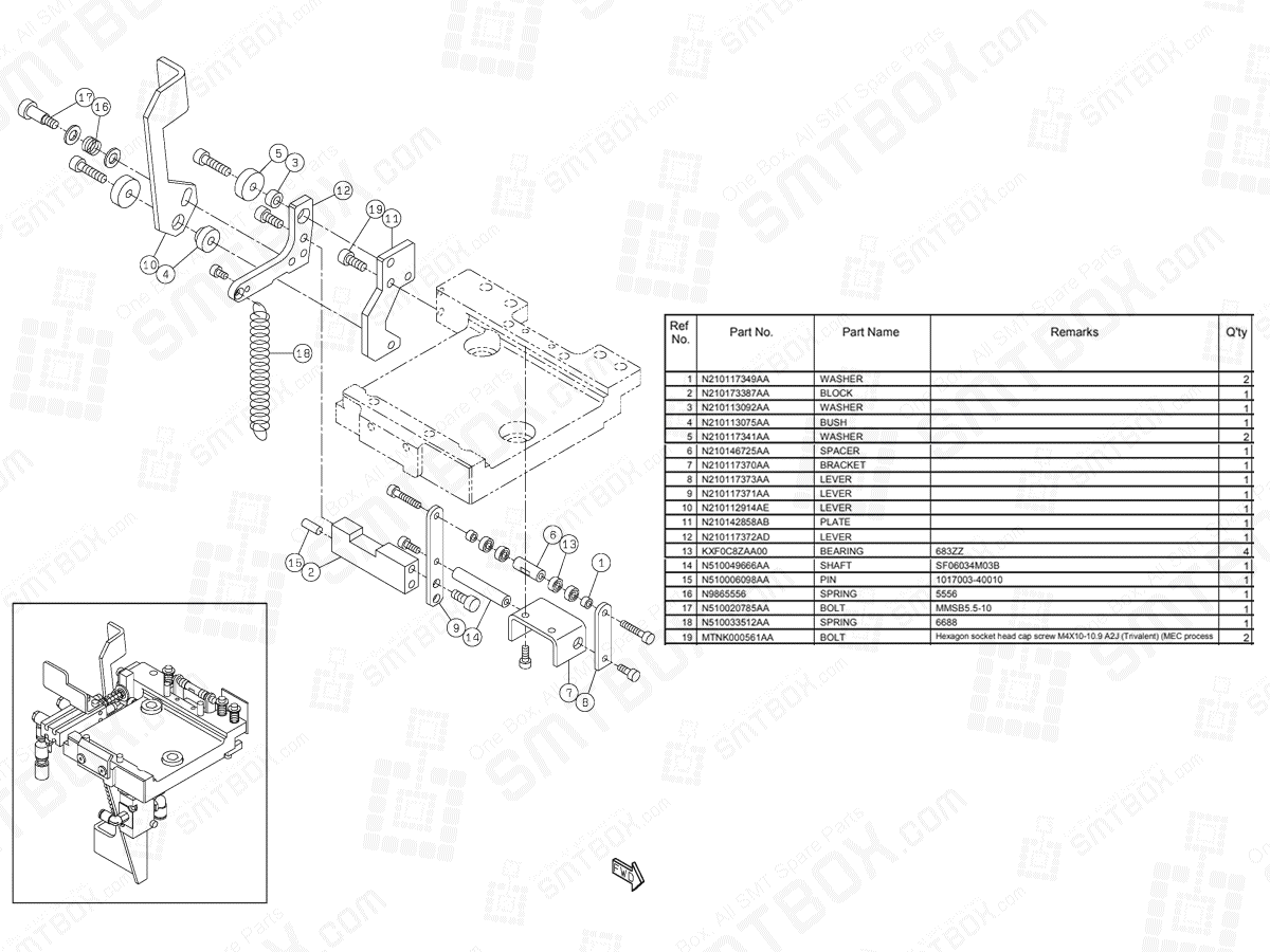 Panasonic NPM-D3 Head Option Driving Unit N610161110AA KN610161110AA-03-2