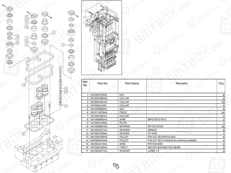 Panasonic NPM 8 Nozzle Head N610157742AA KN610157742AA-07-4