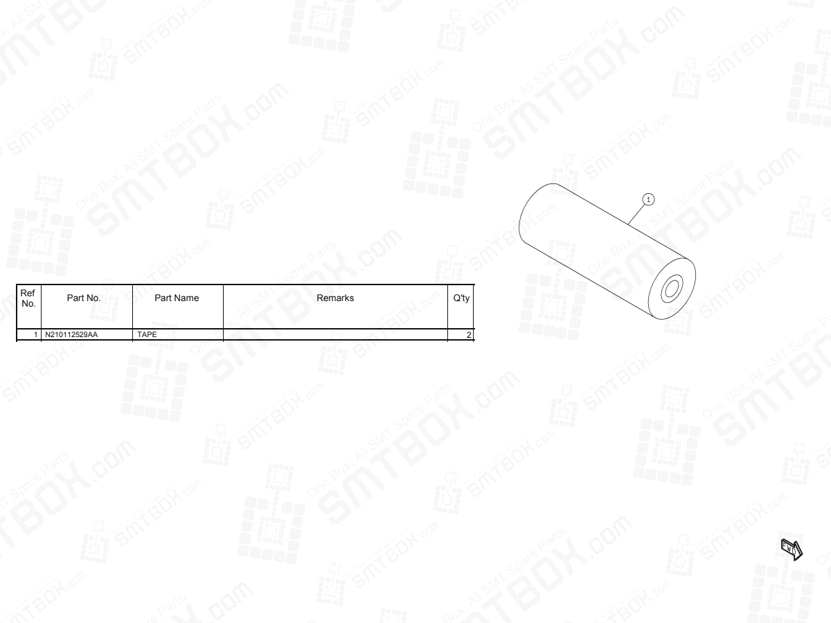 Panasonic Npm Attachment Test Dispense Unit Dispenser Head N610115551AA KN610115551AA