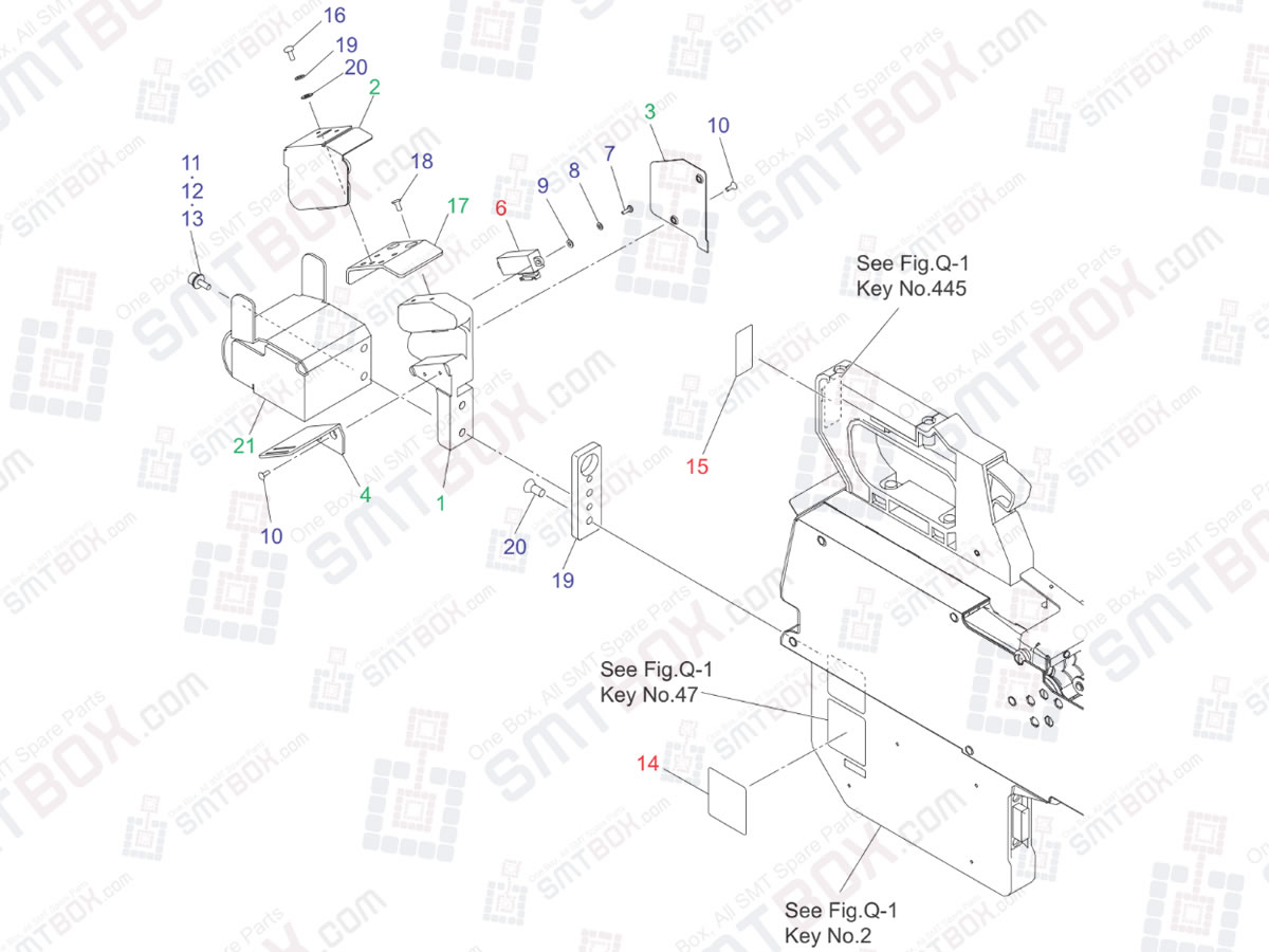 Splicing Detection Unit Ds 44560 For Hitachi Yamaha Motorized 44 56MM Tape Feeder Gd 44561B