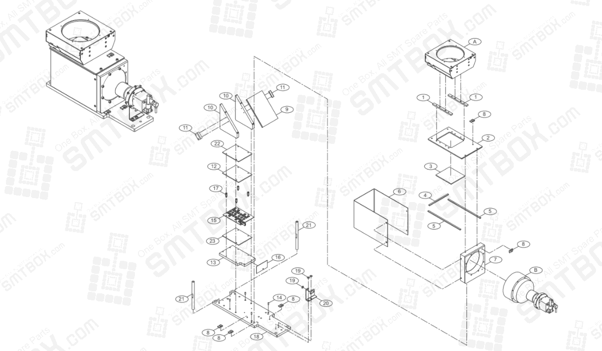 Stage Camera AM03-008135B AM03-008825A AM03-008135B AM03-000870A AM03-008135A On Hanwha Techwin Excellent Modular EXCEN PRO (M) (D) (L) Component Placer