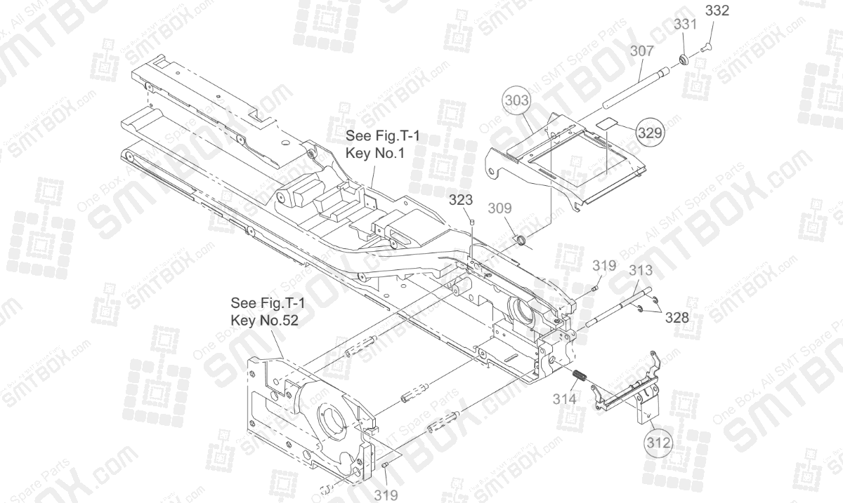 Suppressor Section On Hitachi Yamaha Smt Tape Feeder 72MM Gt 72001B Gd 72001B