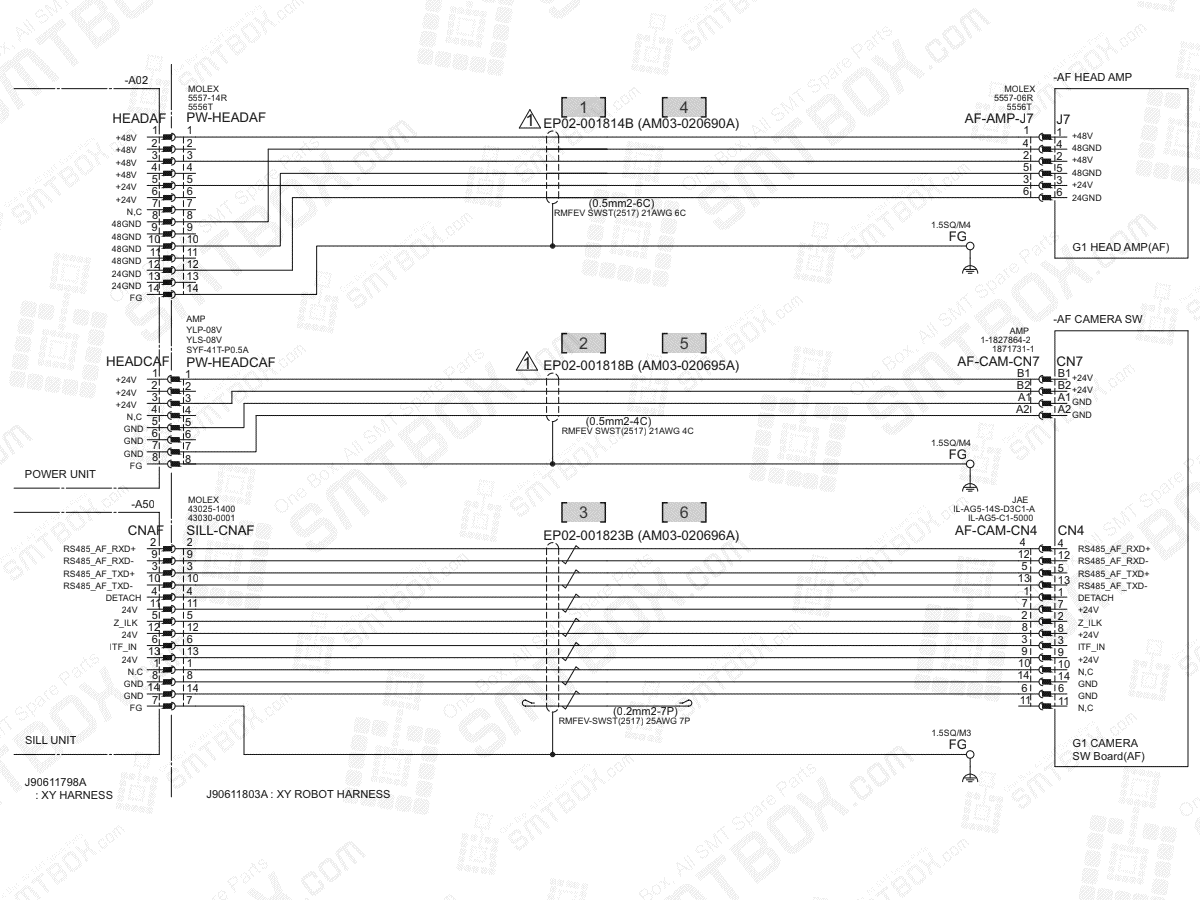 Xy Af Dc Power On Hanwha Samsung Techwin Excellent Modular Excen Pro D M L Smt Placer