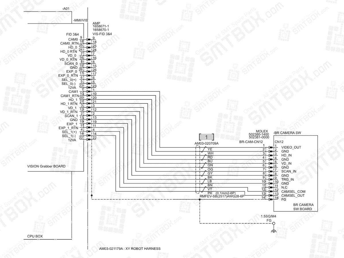 XY - AR, BR Fid Video Sig PRO(D) Standard On Hanwha Techwin Excellent Modular EXCEN PRO Component Placer