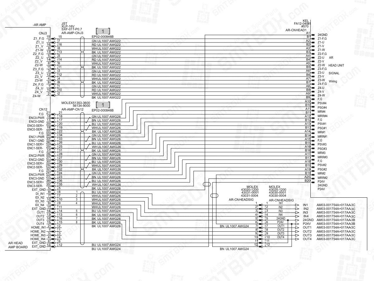 XY - AR DR40 Motor on Hanwha (Samsung Techwin) Excellent Modular Excen Pro D M L SMT Placer